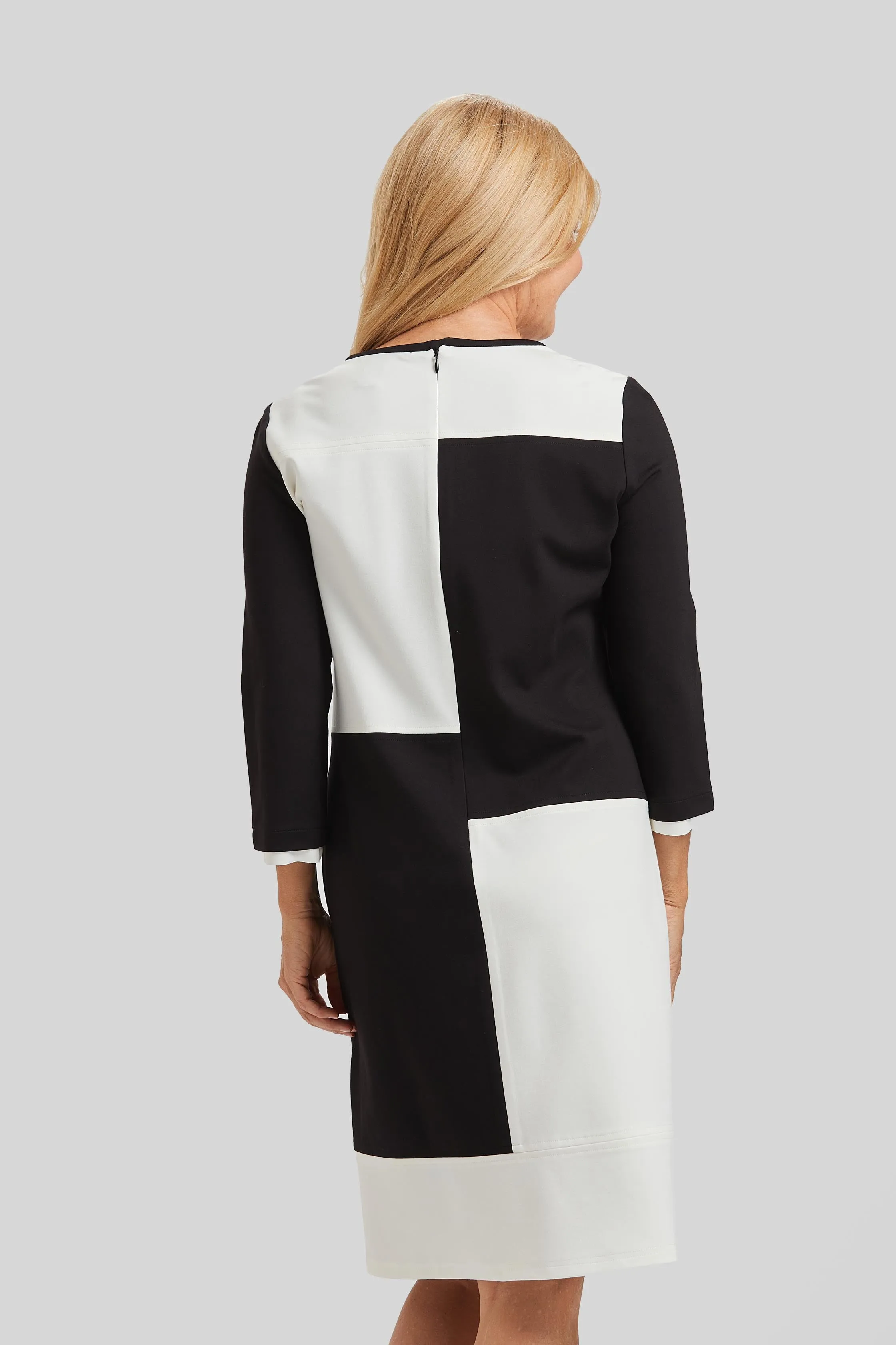 Michaela Patchwork Dress - Paramount Knit