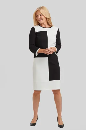 Michaela Patchwork Dress - Paramount Knit