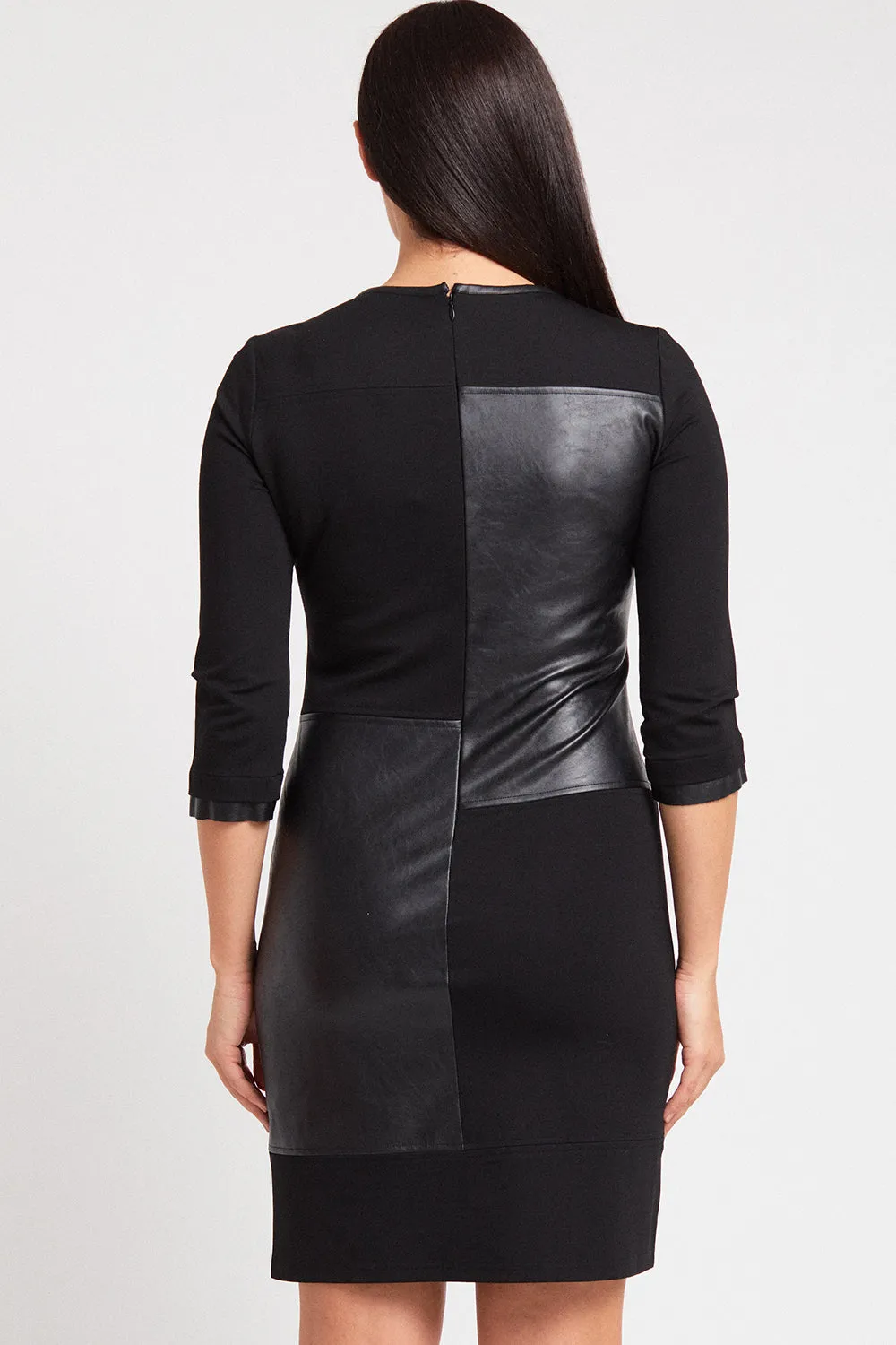 Michaela Patchwork Dress - Paramount Knit