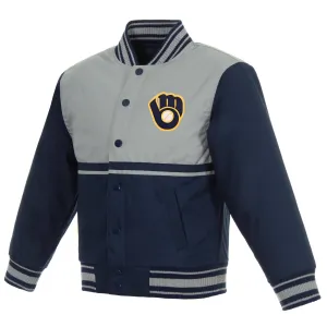 Milwaukee Brewers Kids Poly-Twill Jacket