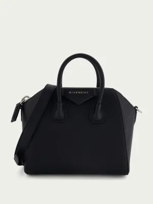 Mini Antigona Bag In Grained Leather