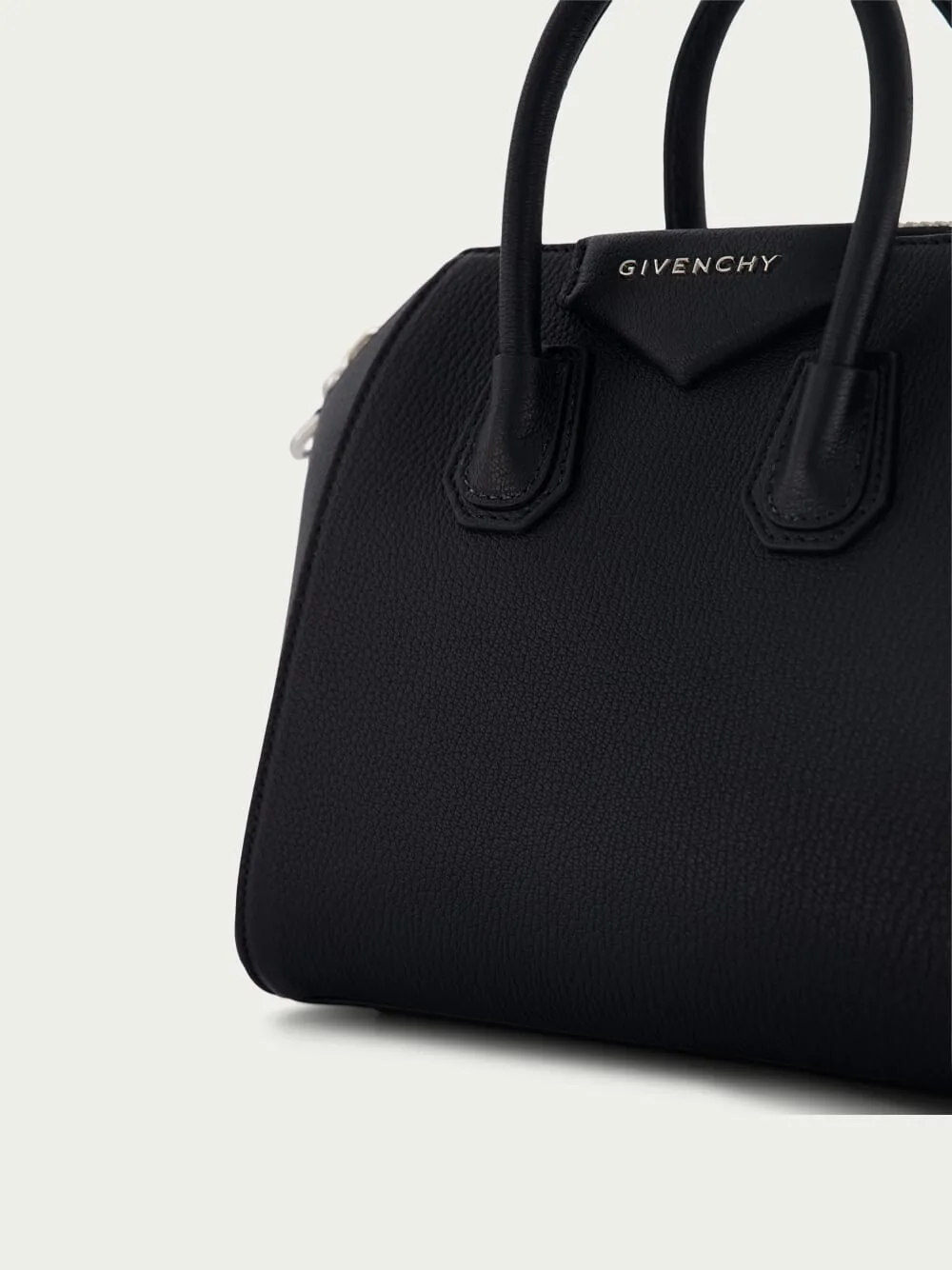 Mini Antigona Bag In Grained Leather