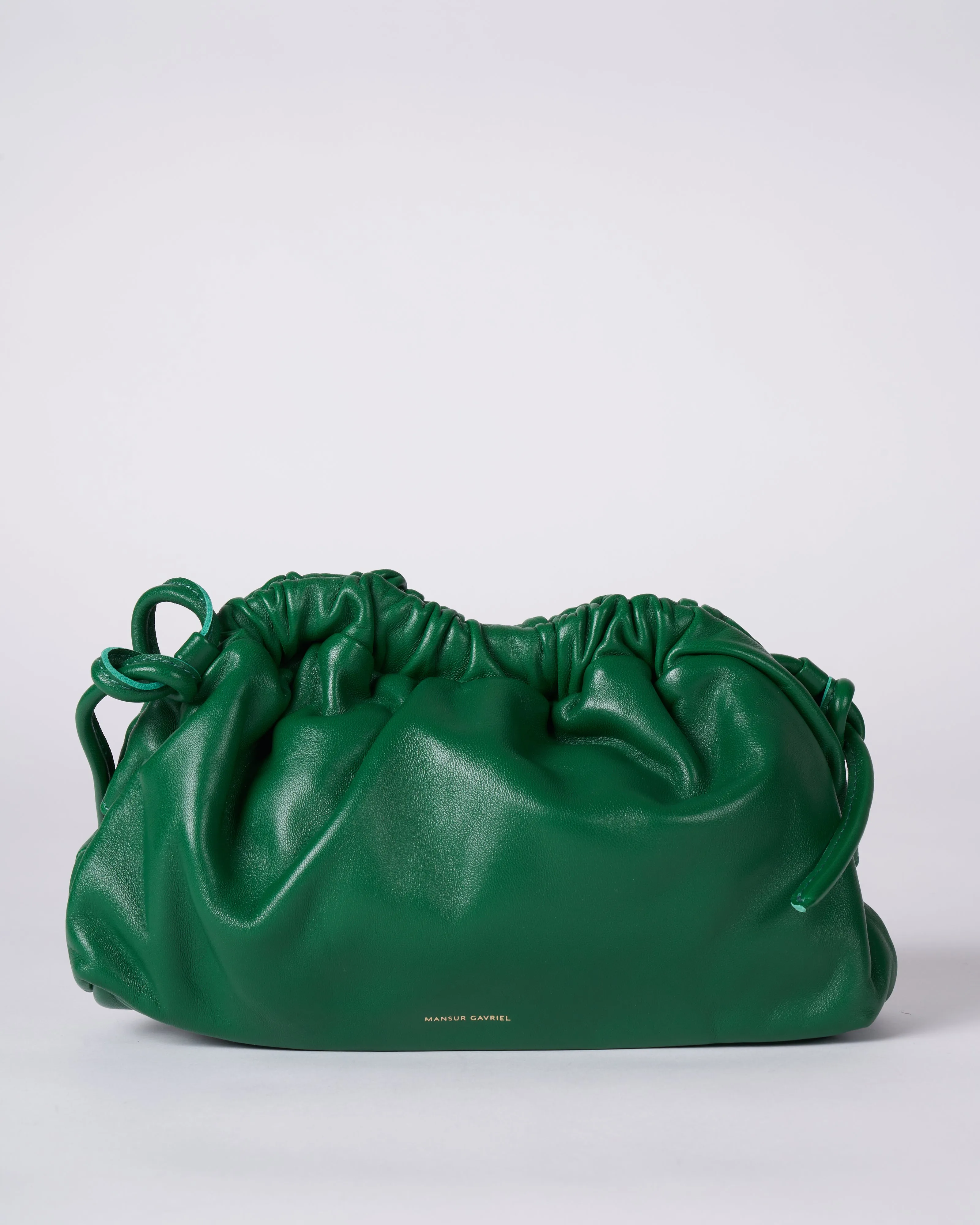 mini cloud clutch - leaf