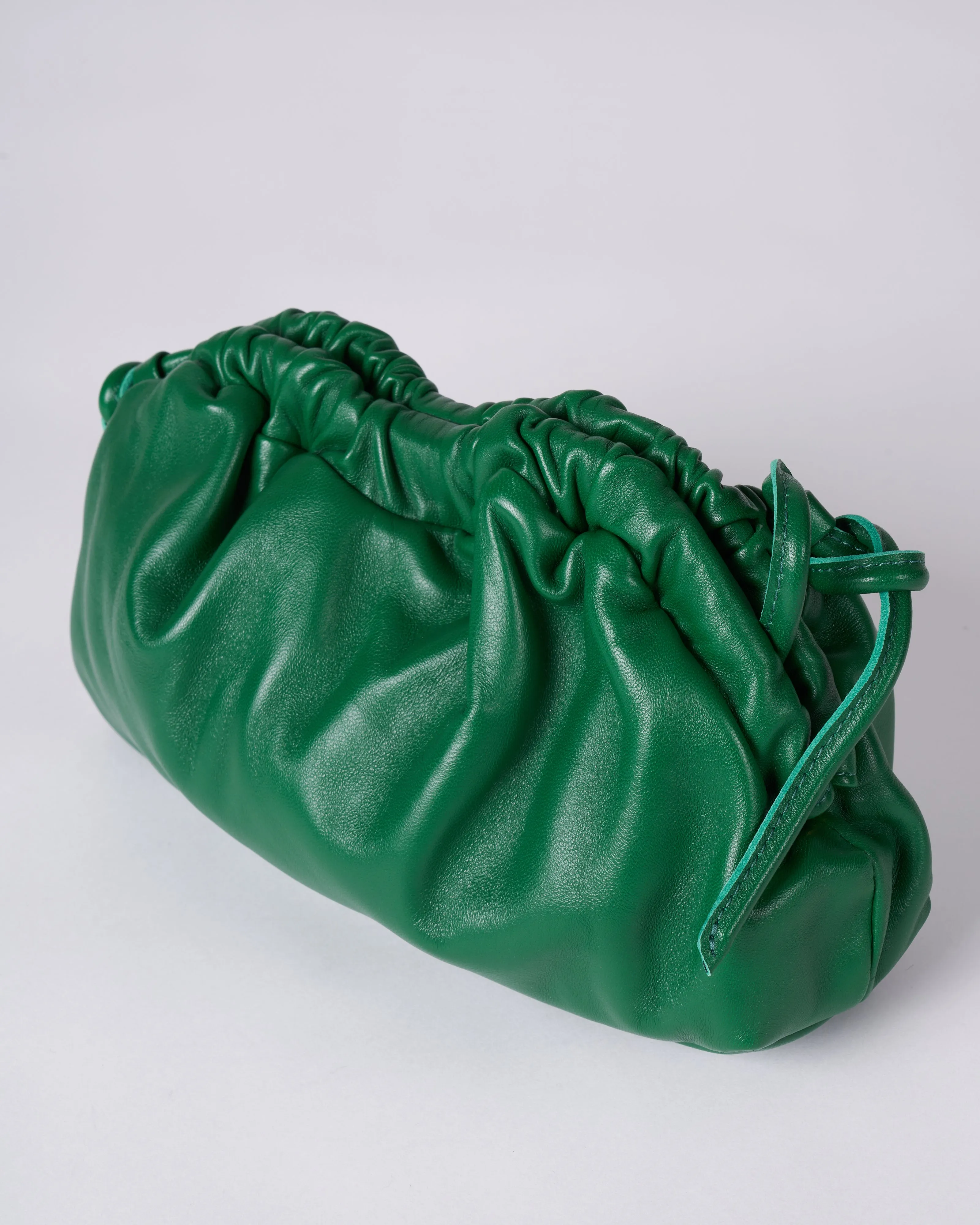 mini cloud clutch - leaf