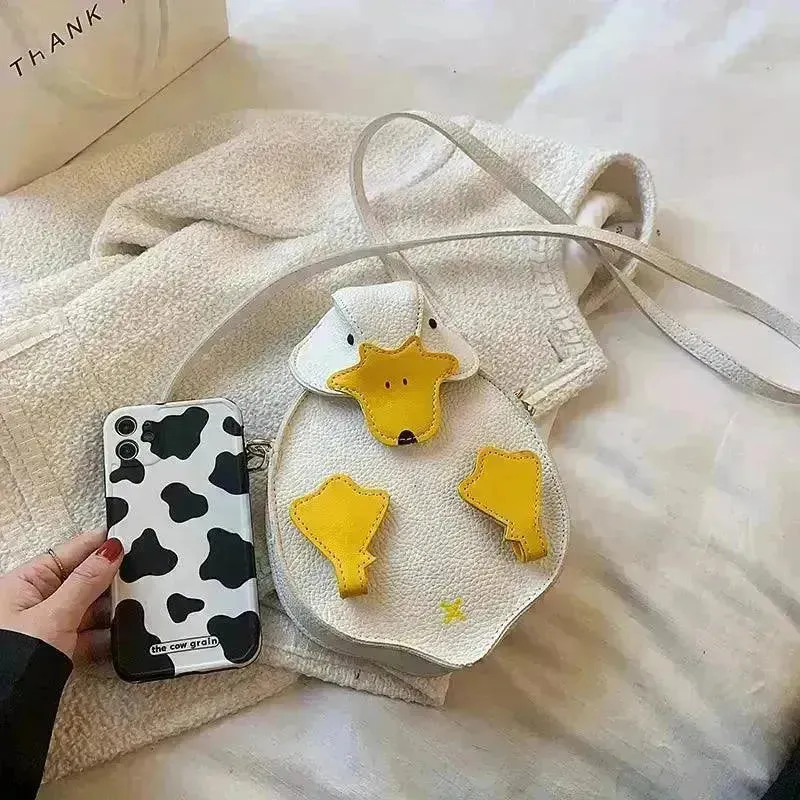 Mini Duck Shaped Crossbody Bag