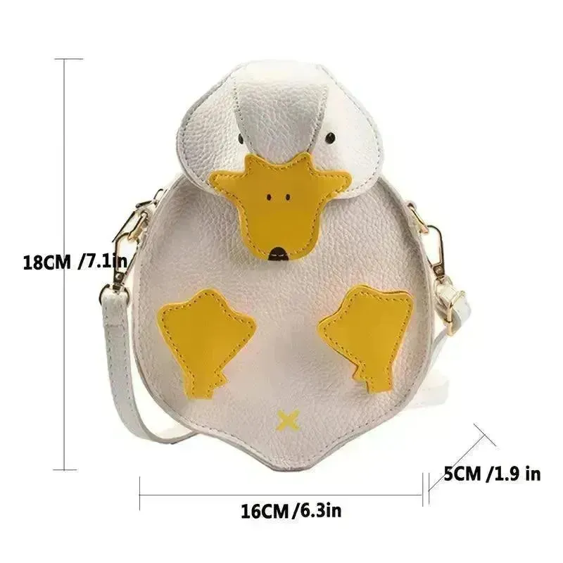 Mini Duck Shaped Crossbody Bag