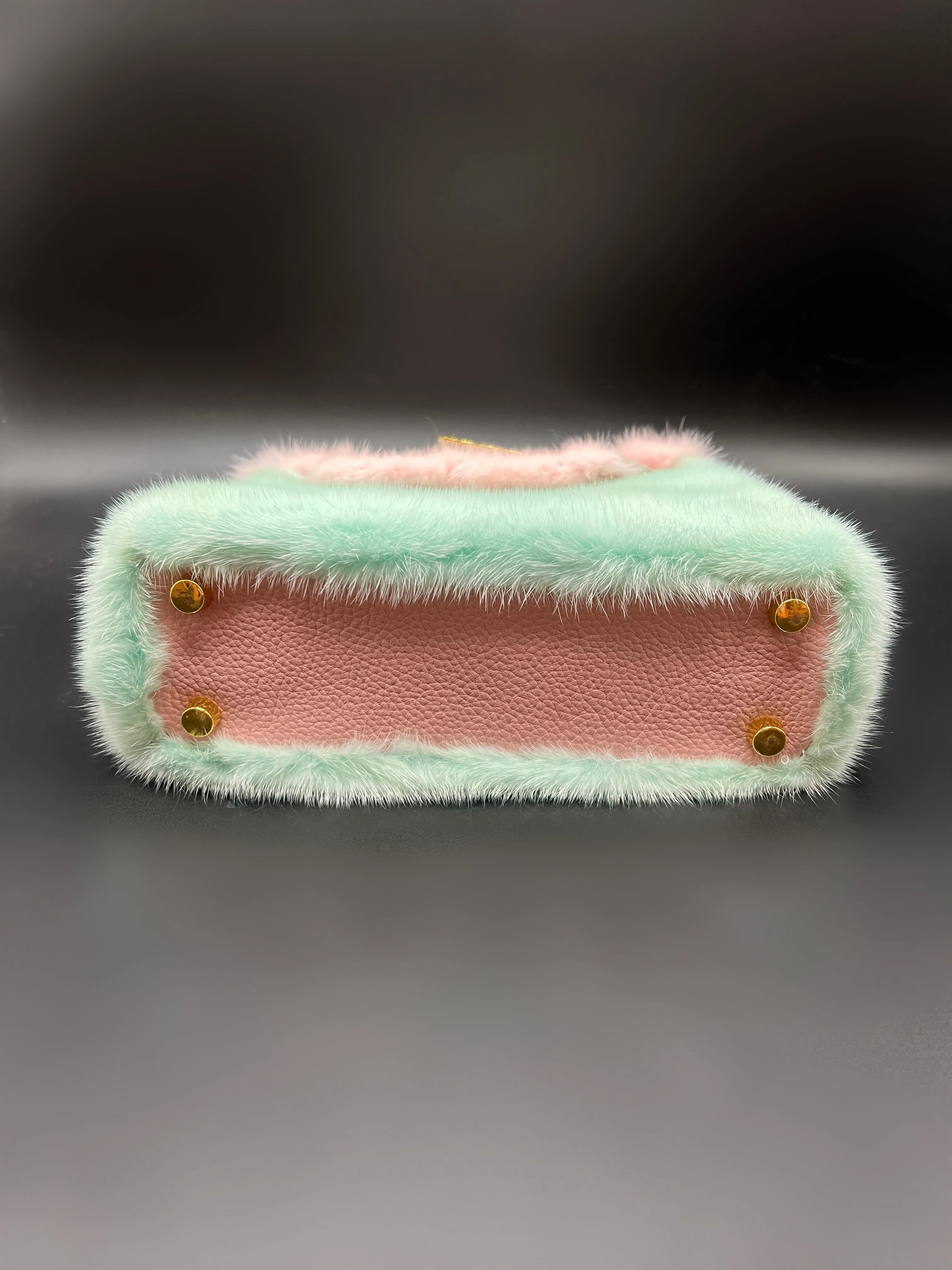 Mint and Pink Mink