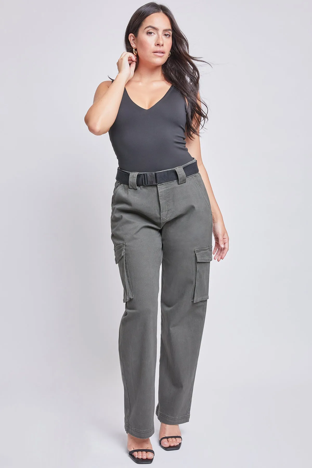 Missy High Rise Belted Cargo Pant, Pack of 6