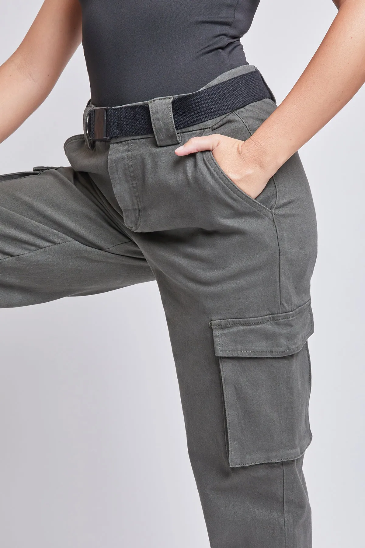 Missy High Rise Belted Cargo Pant, Pack of 6