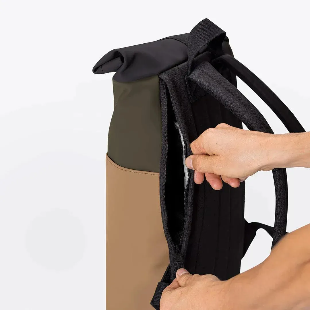 Mochila Hajo Mini Lotus Olive Almond