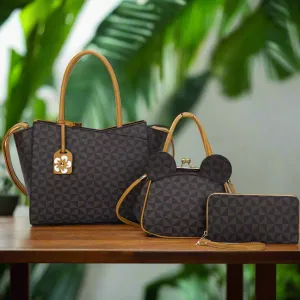 Monogram 3-in-1 Satchel Set