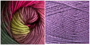 NEW (100% Acrylic) LILAC   CALLA LILY - Embossed Phoenix Scarf KIT