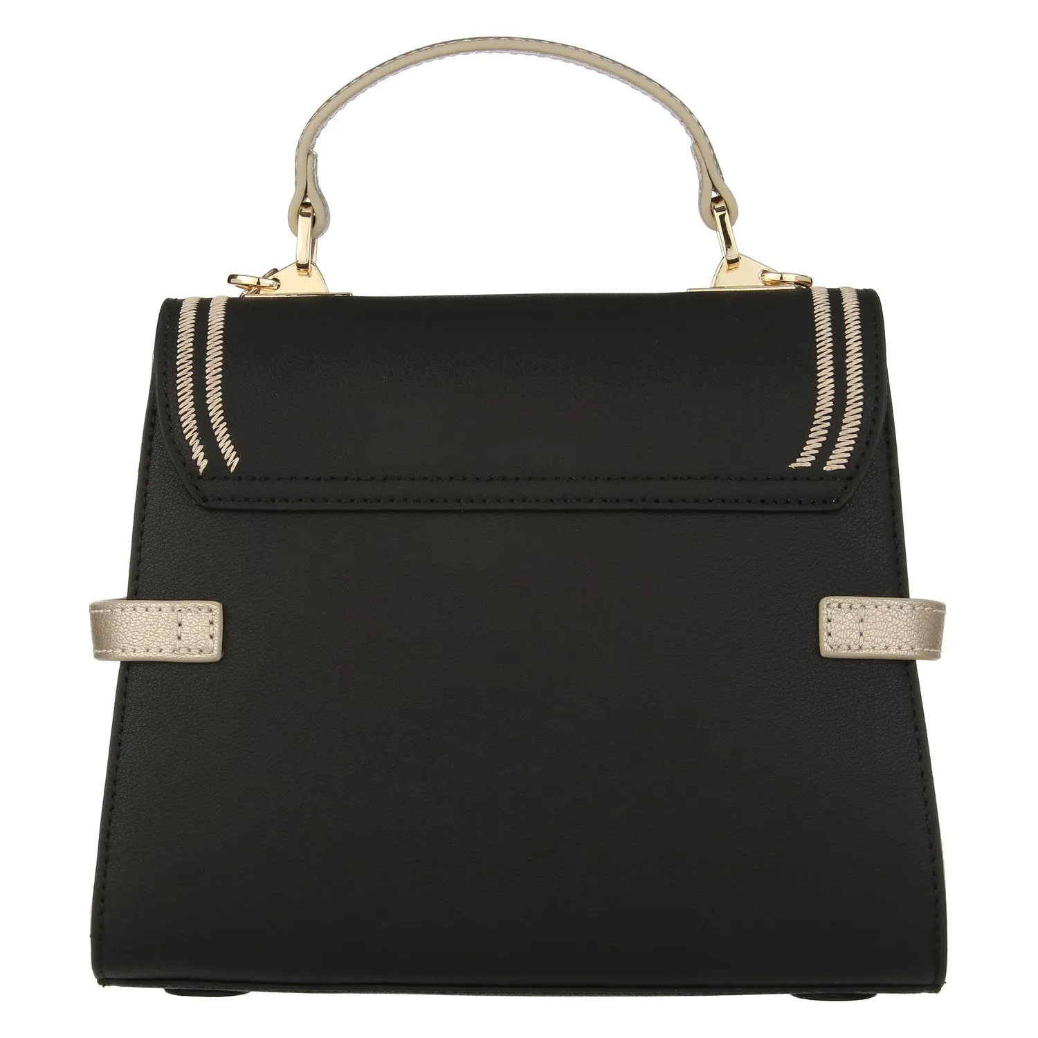 NEW Leather Black and Gold Luxe Tote