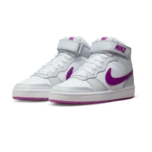 Nike BIG KID COURT BOROUGH 2 MID SNEAKER size US 5.5 EU 38
