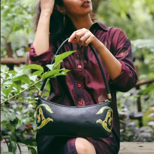 “Noor” SHOULDER BAG – Black