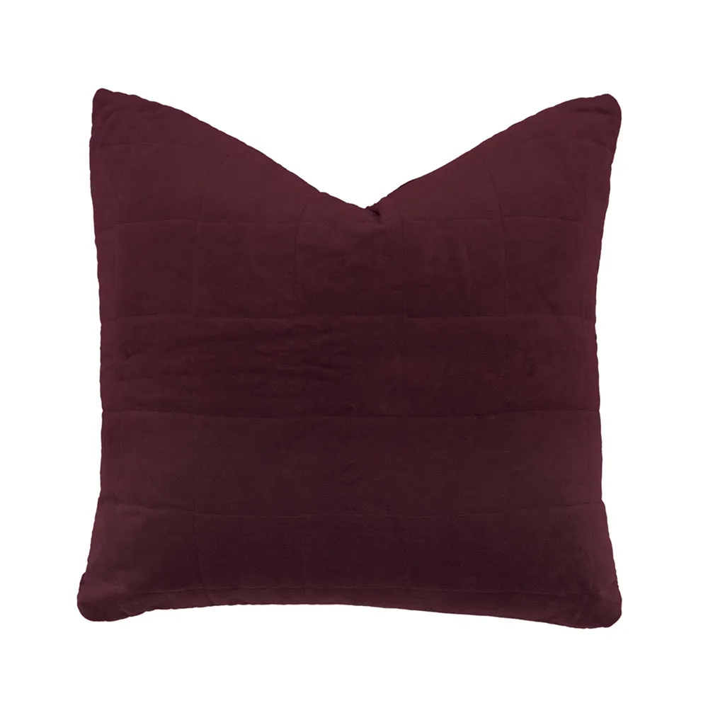 Nuno Square Cushion - Sangria