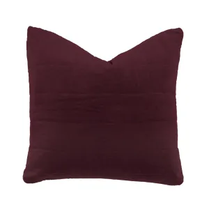 Nuno Square Cushion - Sangria