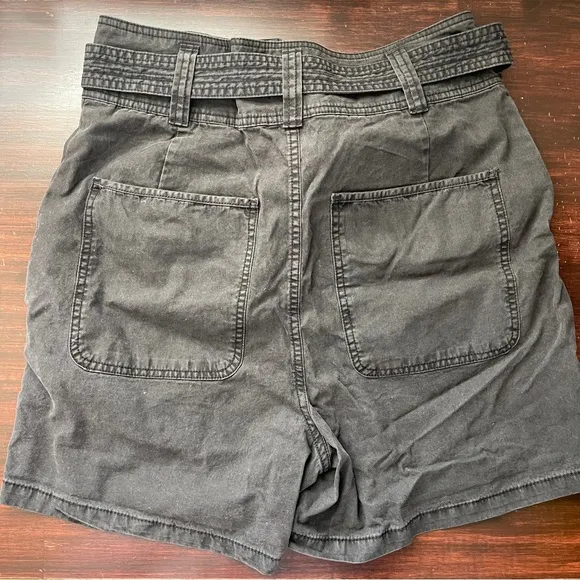 NWT Pistola Arita Black High Waist Belted Shorts