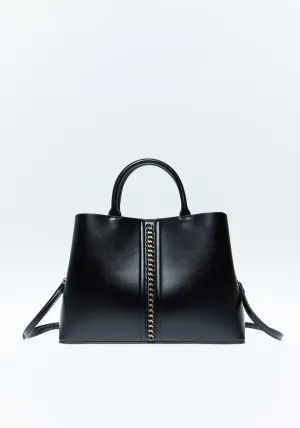 Office Bag With Chain - Black