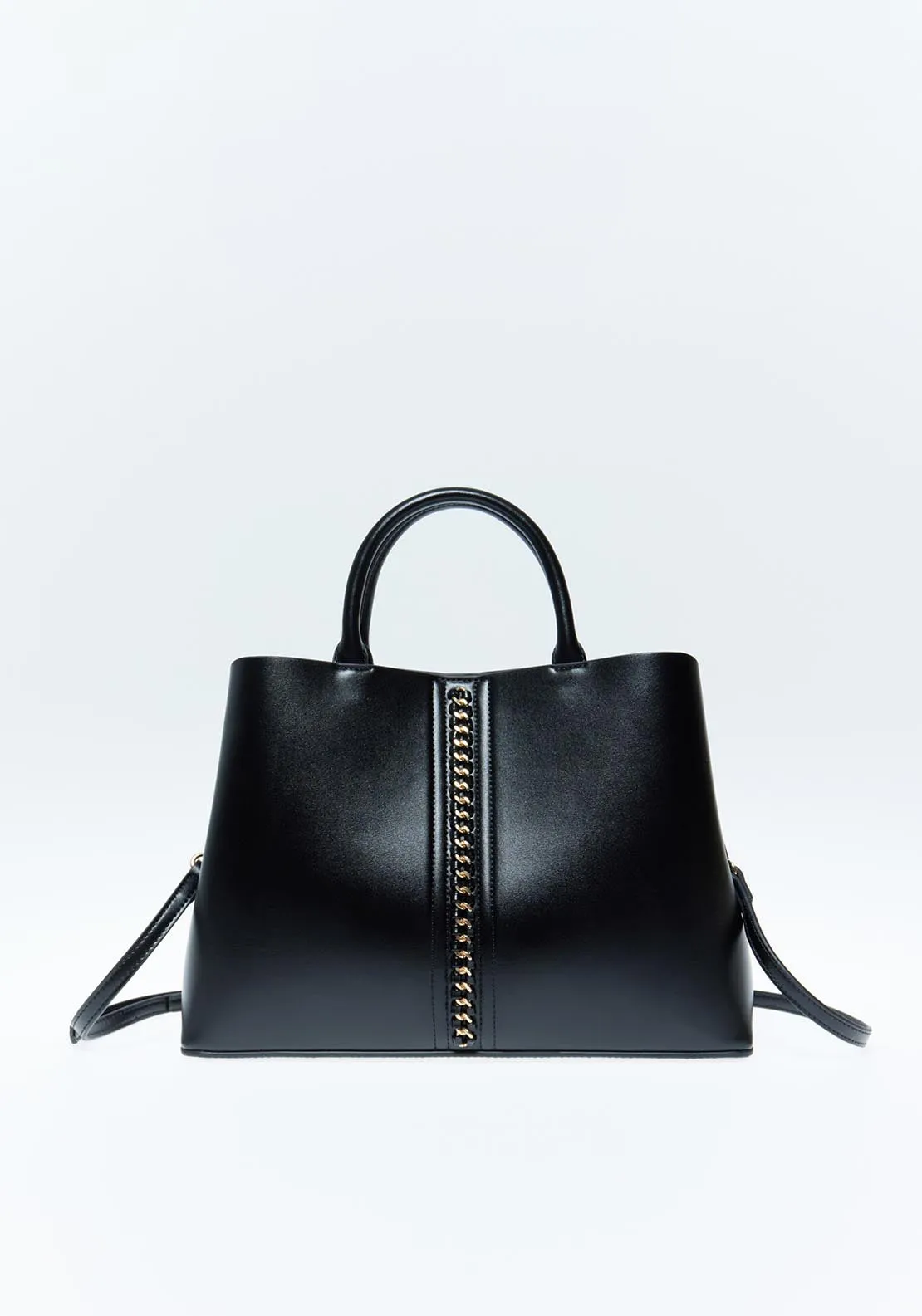 Office Bag With Chain - Black