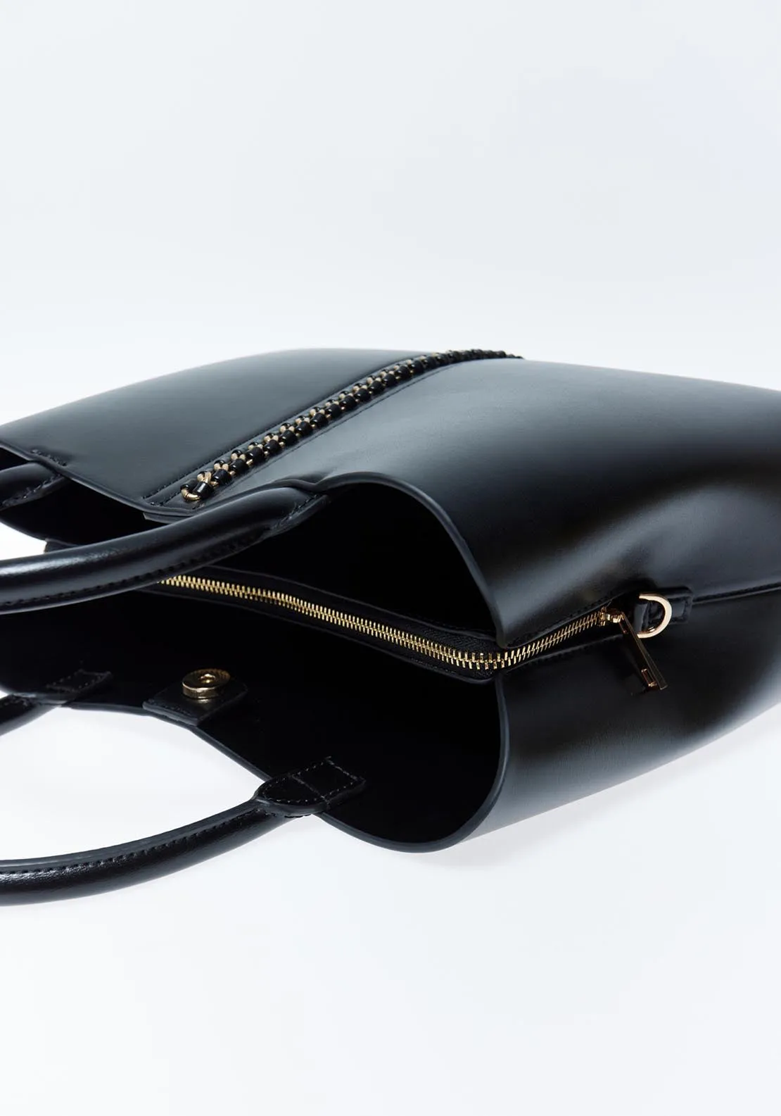 Office Bag With Chain - Black