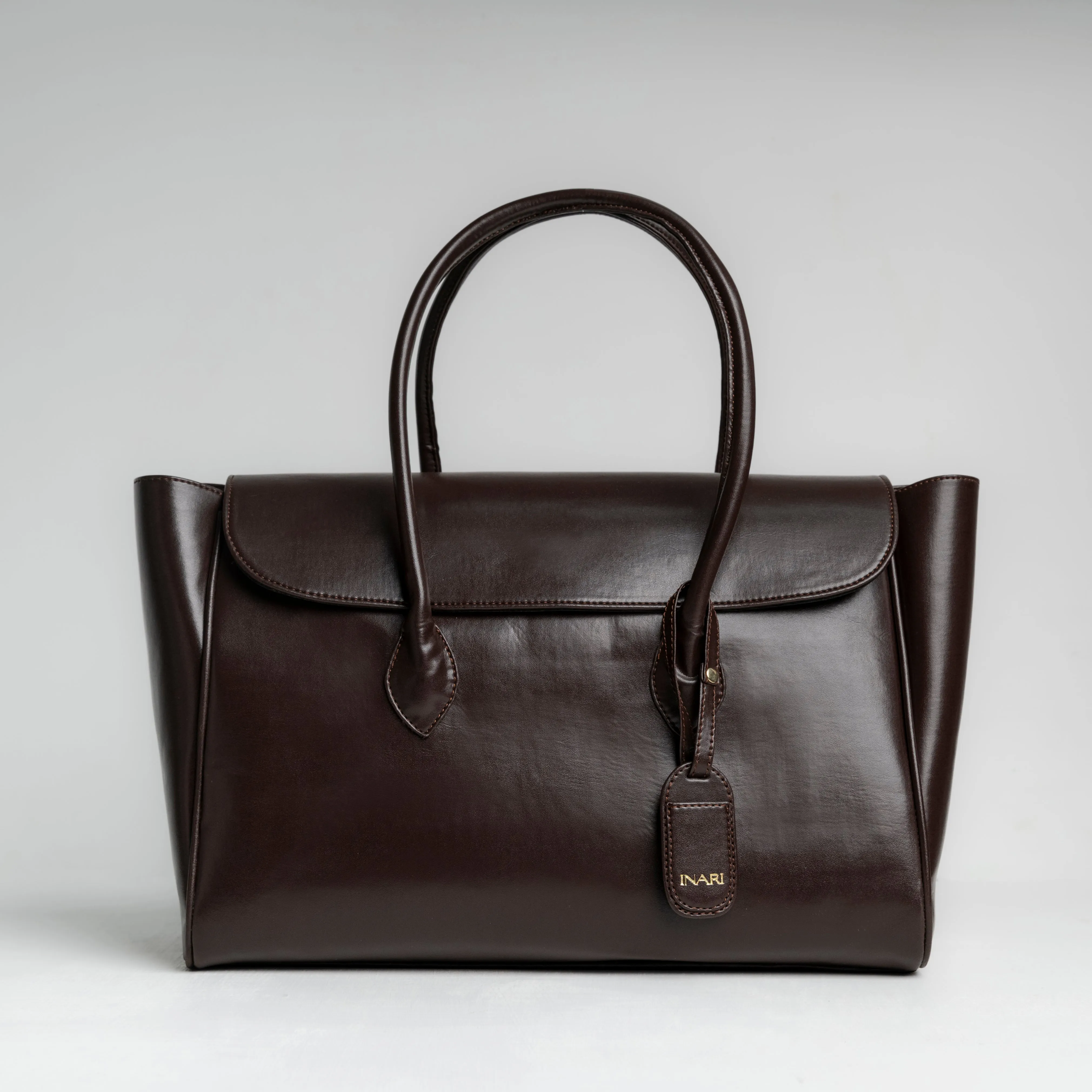Office Tote - Chocolate Brown
