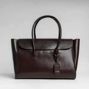 Office Tote - Chocolate Brown
