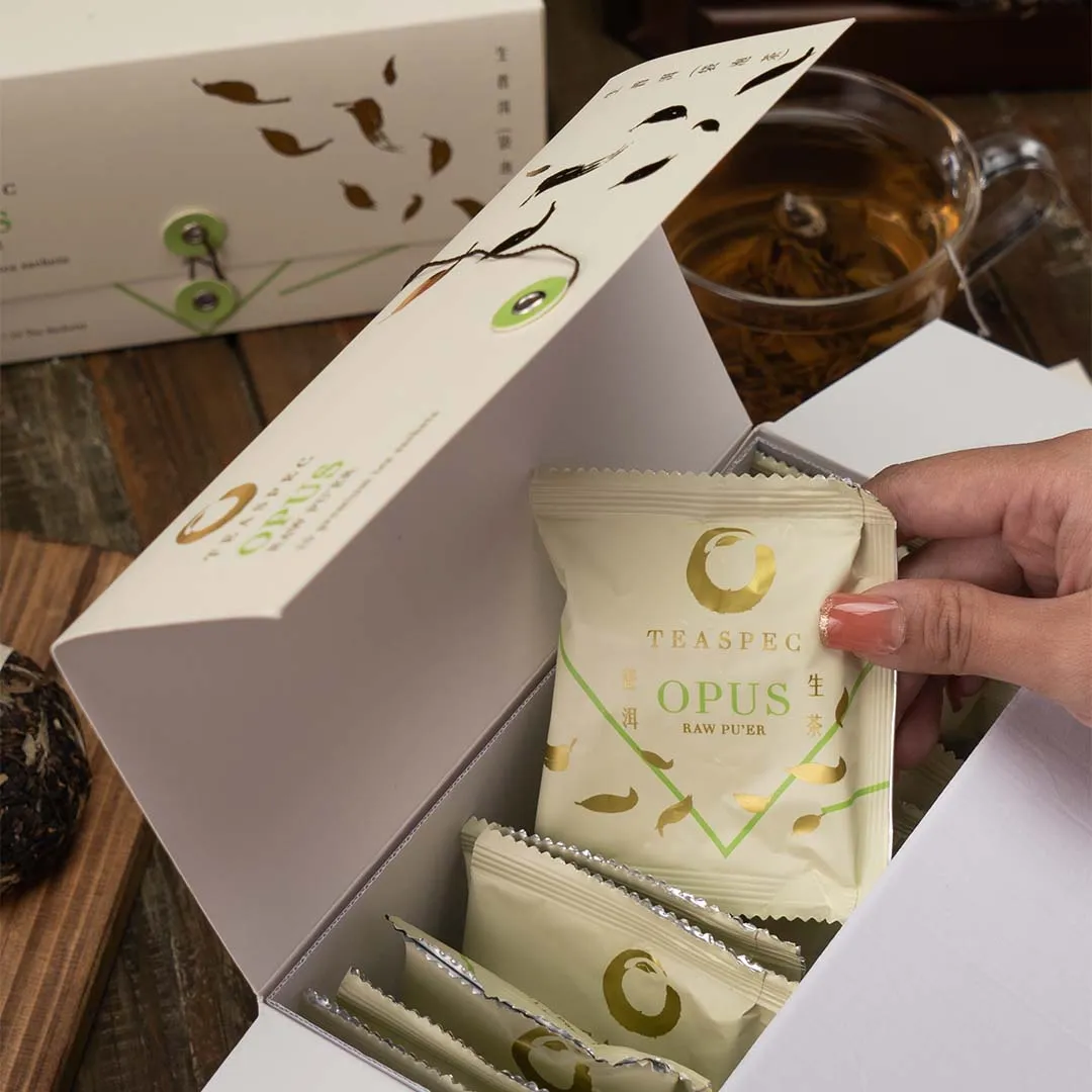 Opus Raw, Raw Pu'er Tea Sachets (UK delivery only)