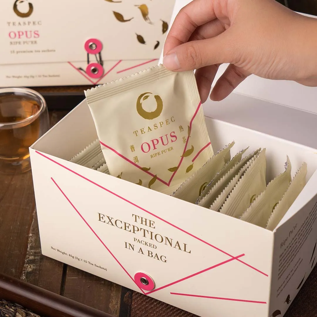 Opus Ripe, Ripe Pu'er Tea Sachets (UK delivery only)