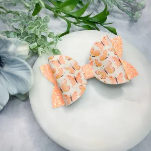 Orange Butterfly Bow