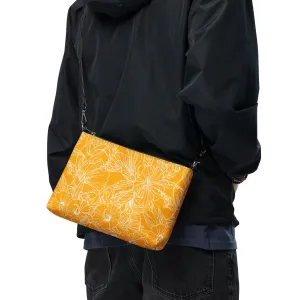 Orange Hibiscus Crossbody bag