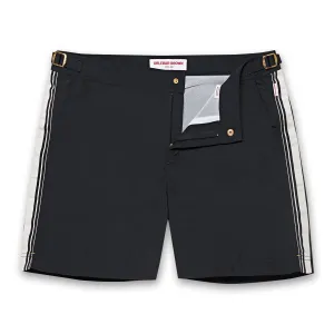 Orlebar Brown -  Bulldog Border Tape Swim Shorts in Navy