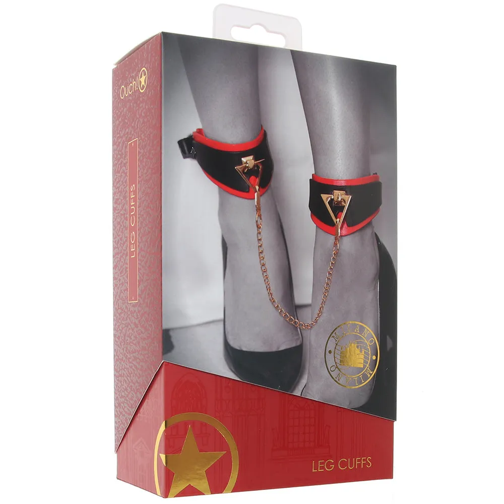 Ouch! Milan Collection Leg Cuffs