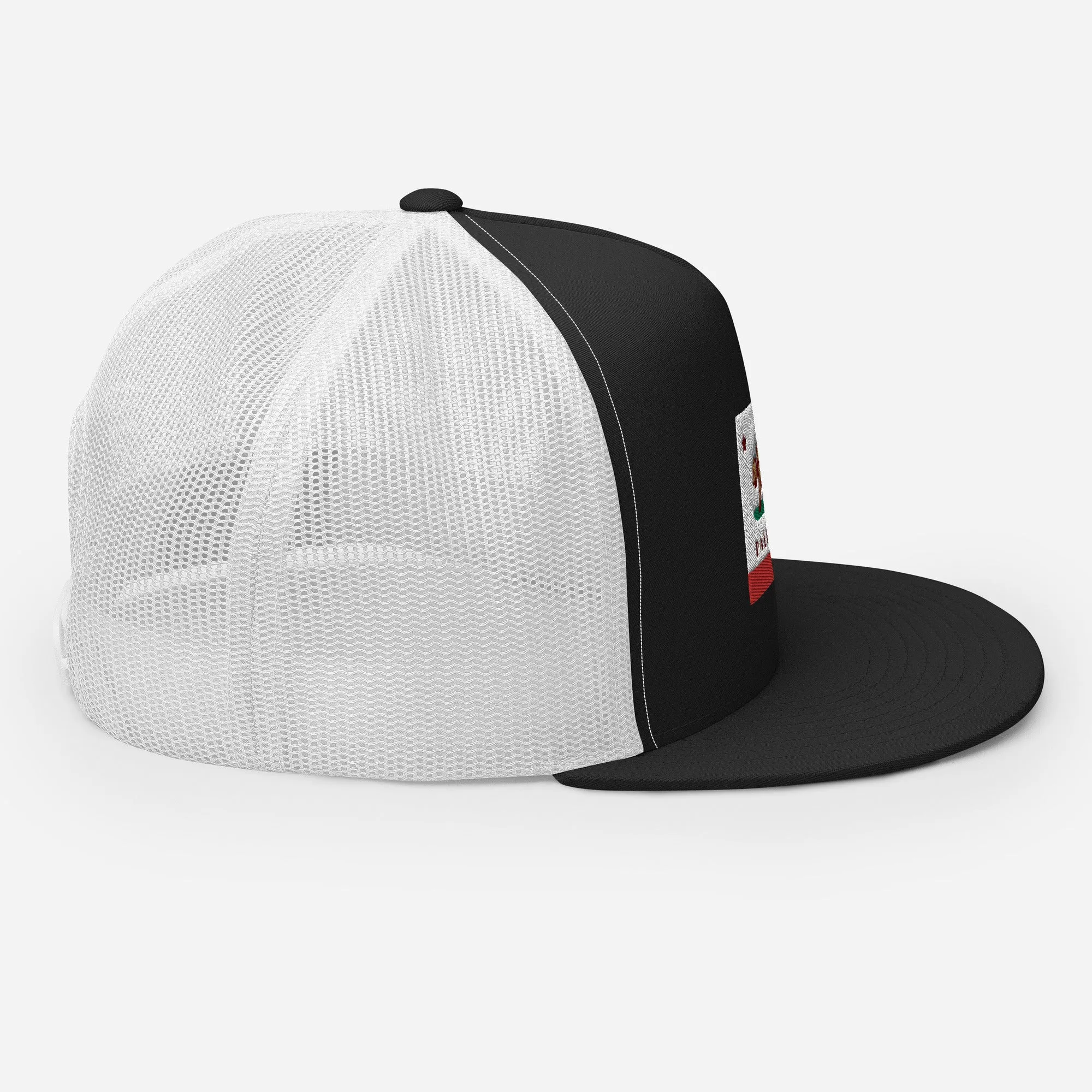 Palisades CA Flag Trucker Cap