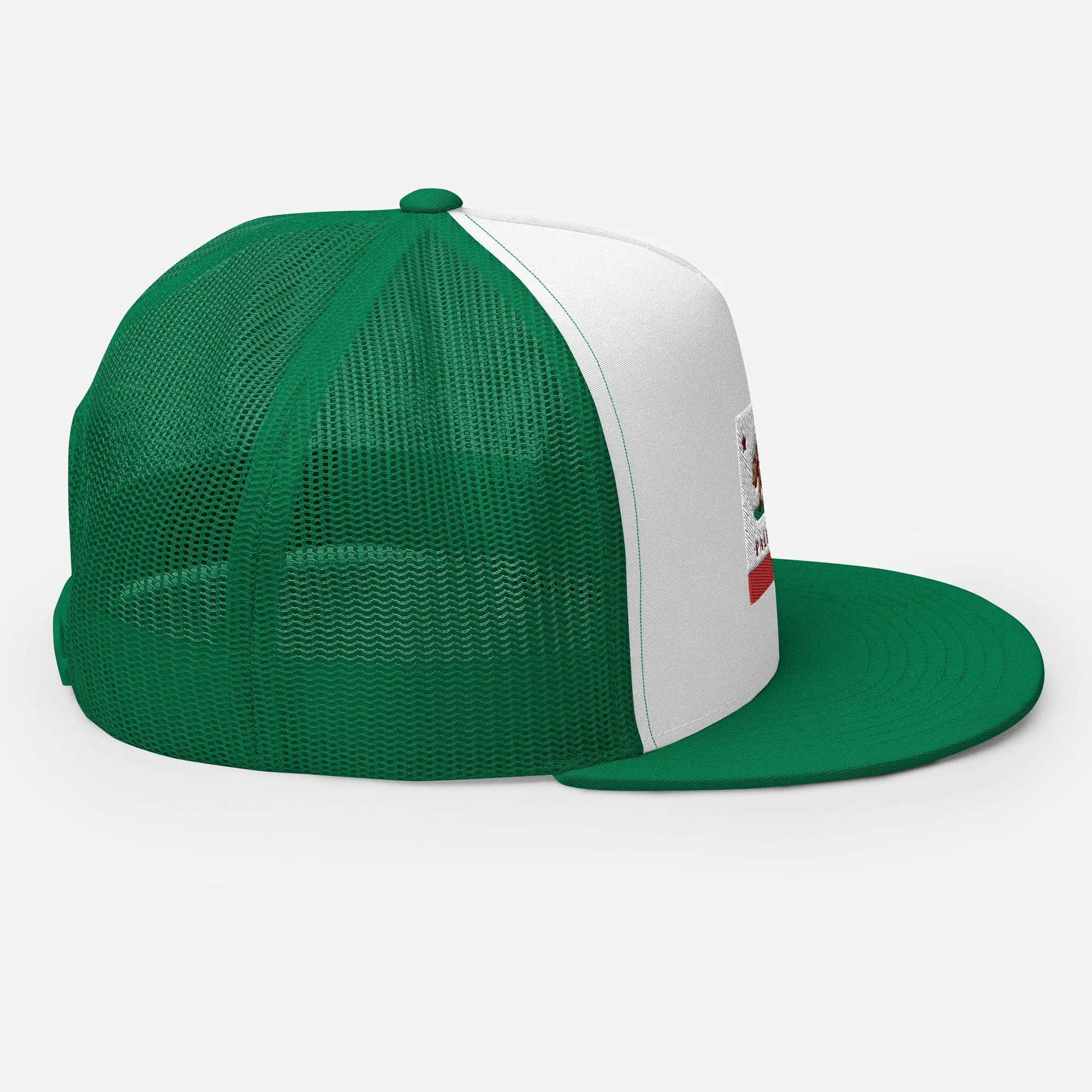Palisades CA Flag Trucker Cap
