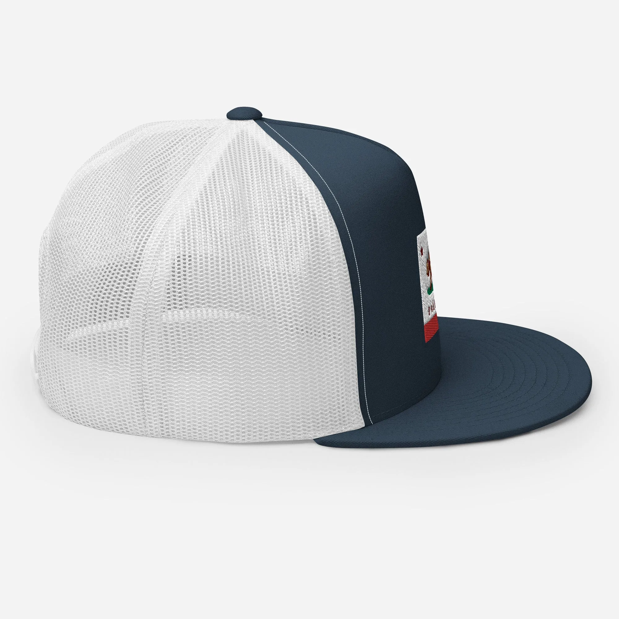 Palisades CA Flag Trucker Cap
