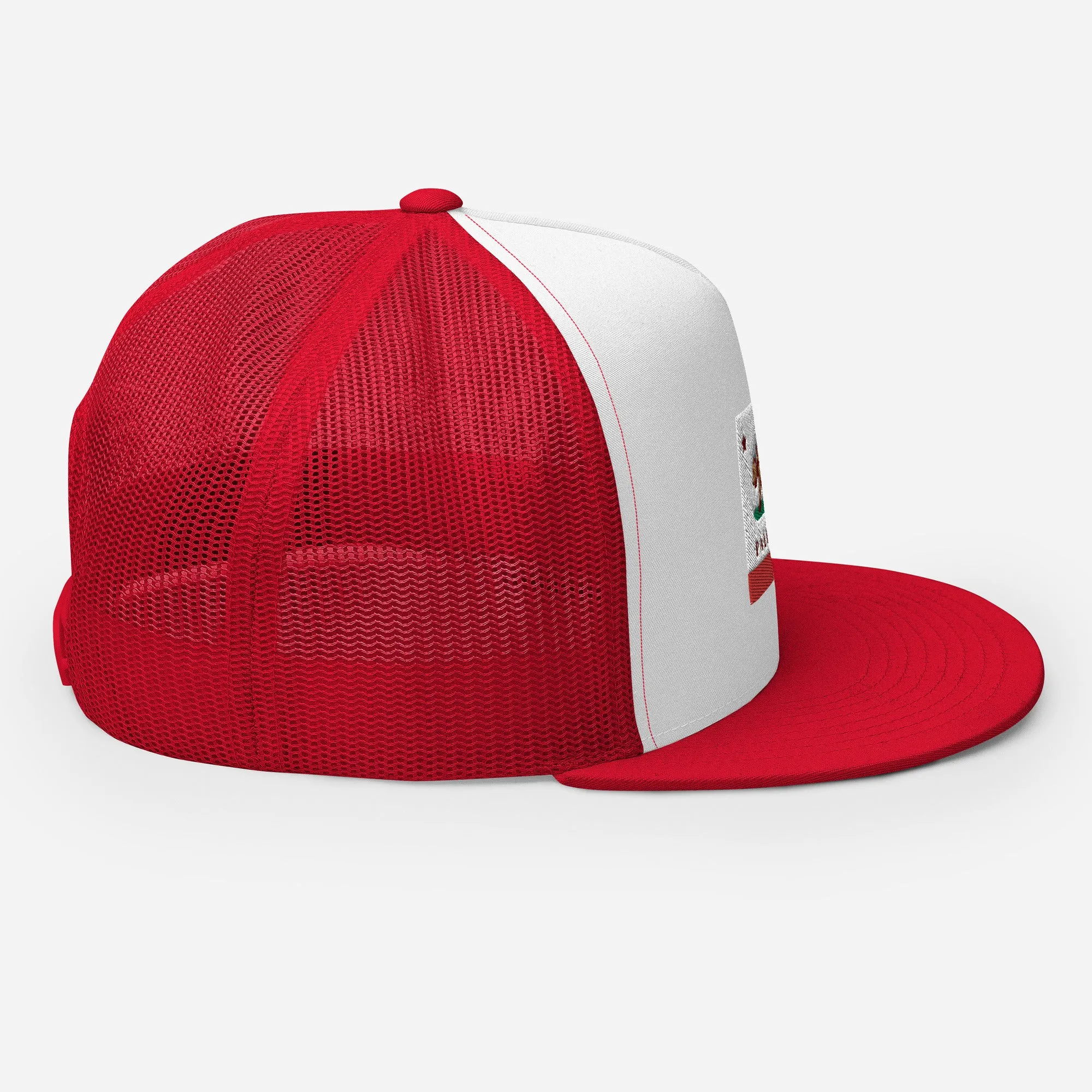 Palisades CA Flag Trucker Cap