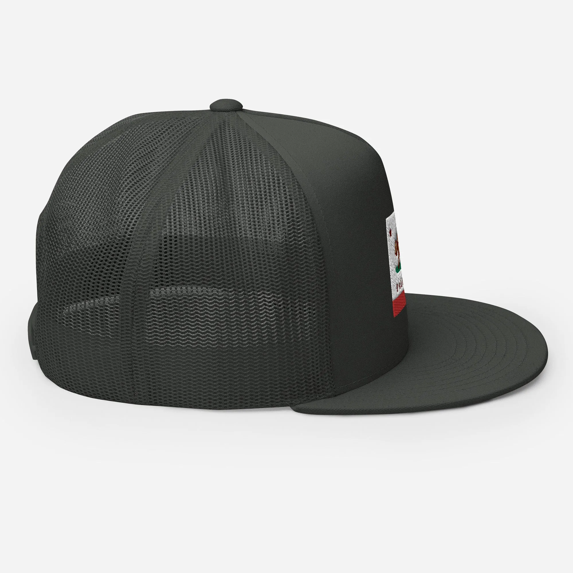 Palisades CA Flag Trucker Cap