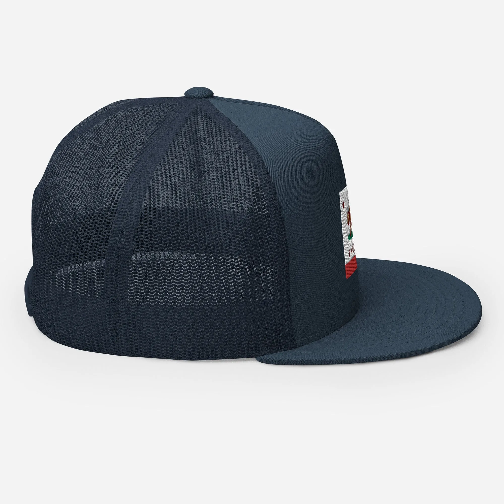 Palisades CA Flag Trucker Cap