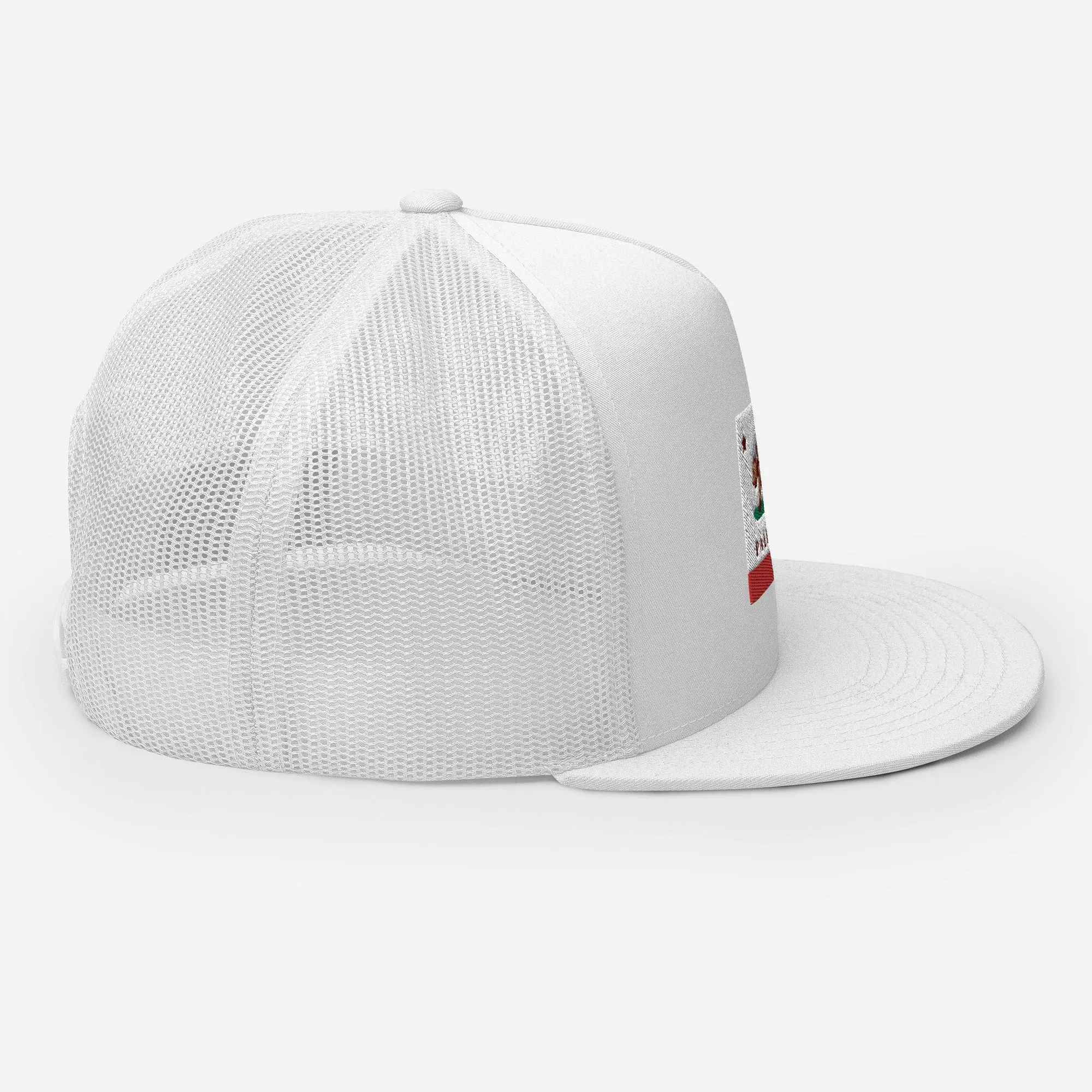Palisades CA Flag Trucker Cap