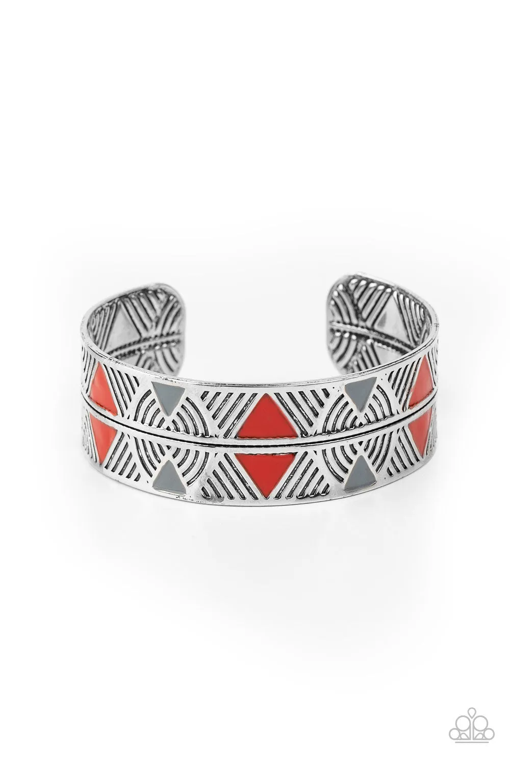 Paparazzi Hidden Glyphs - Red Bracelet