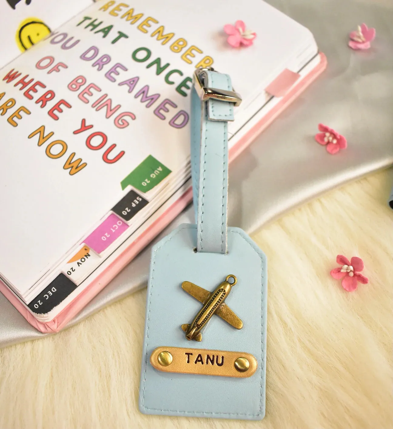 Pastel Luggage Tag