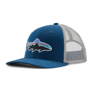 Patagonia Fitz Roy Trout Trucker Hat Lagon Blue