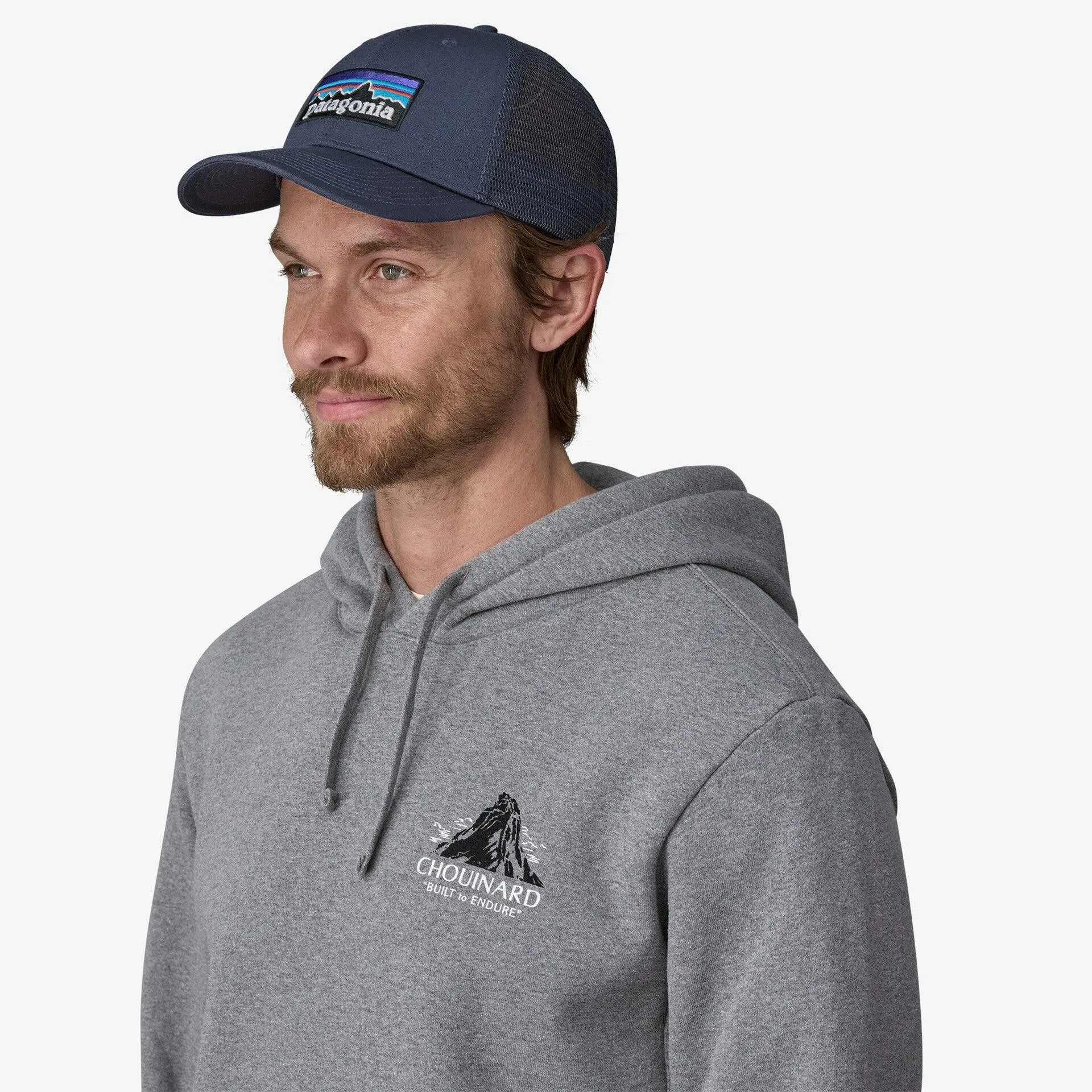 Patagonia P-6 Logo LoPro Trucker Cap New Navy
