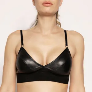 Patrice Catanzaro | Jade faux leather | Wireless BH
