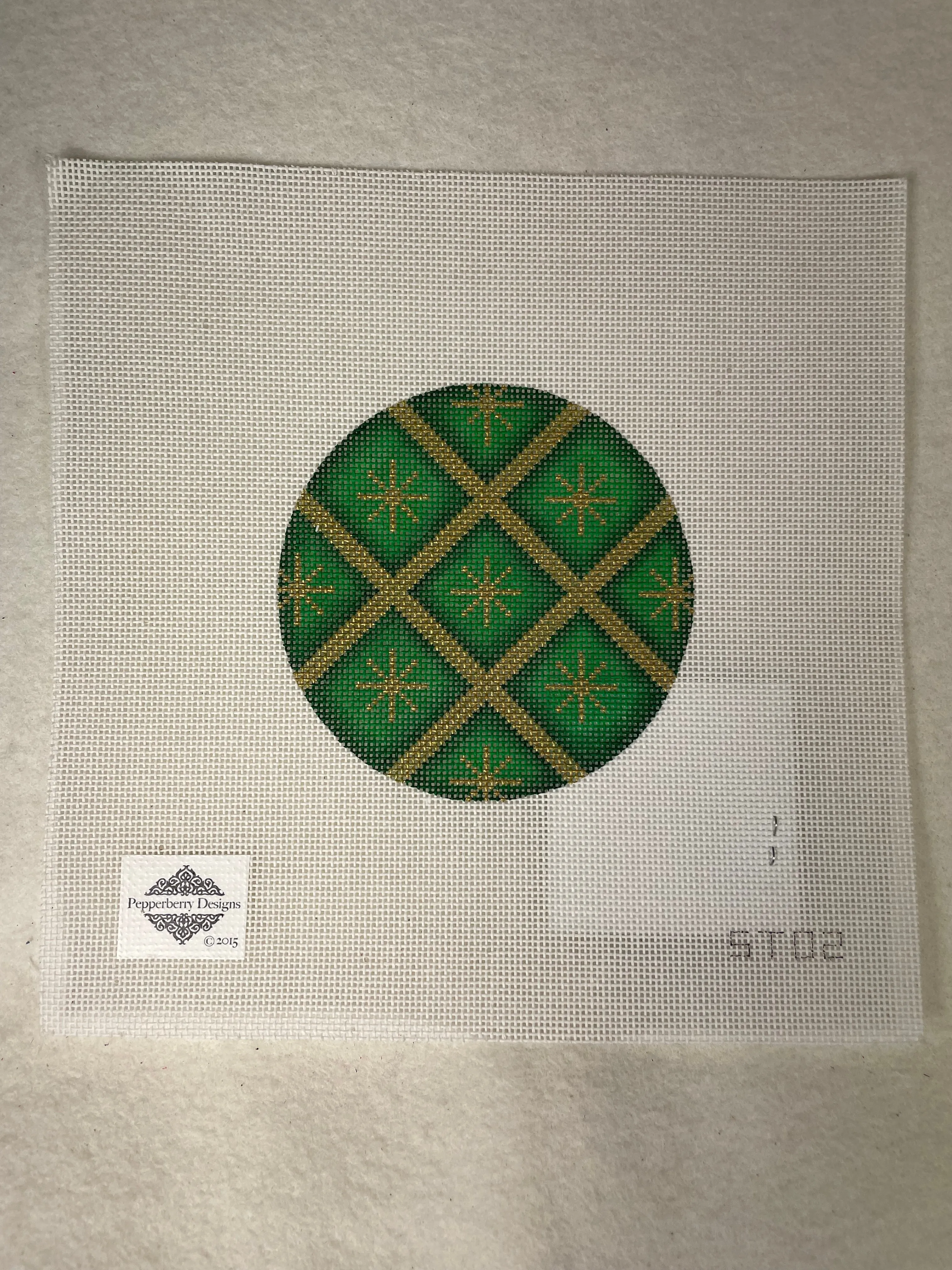 Pepperberry Designs ST02 Quilted Star Green