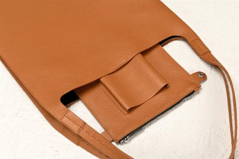 Perona   -   Women-Leather Goods-Bags & Accessories -Tessa-Pwb-Ss24-521-N/A-Saddle Brown