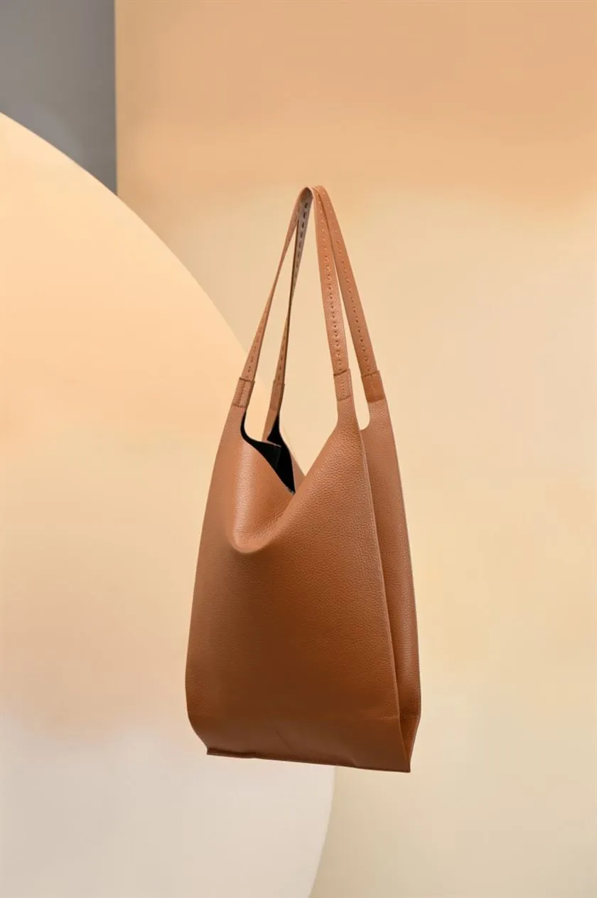 Perona   -   Women-Leather Goods-Bags & Accessories -Tessa-Pwb-Ss24-521-N/A-Saddle Brown