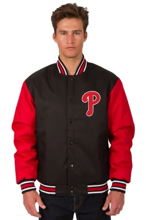 Philadelphia Phillies Poly-Twill Jacket (Front Logo Only)