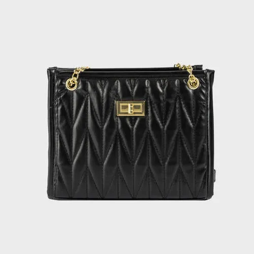 Pierce PU Leather Crossbody Bag